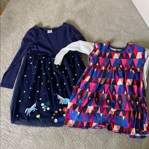 Hanna Andersson and Tea dresses